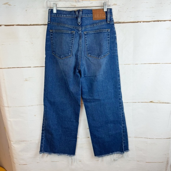 J. Crew (Point Sur) | Wide-Leg Cropped Jean w Chewed Hems, 26 - Picture 7 of 12